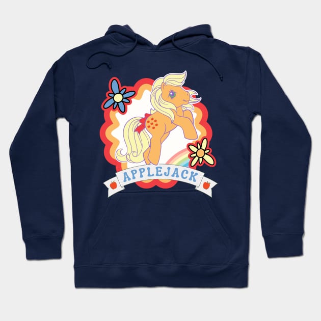 Applejack Pony Hoodie by kameleon79